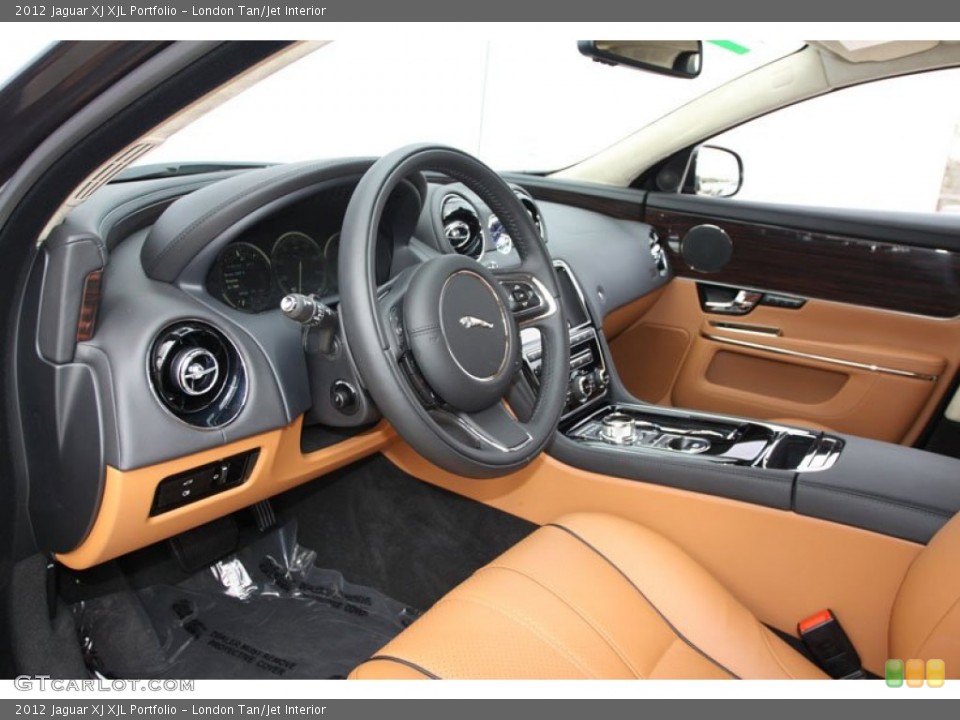 London Tan/Jet Interior Dashboard for the 2012 Jaguar XJ XJL Portfolio #61277486