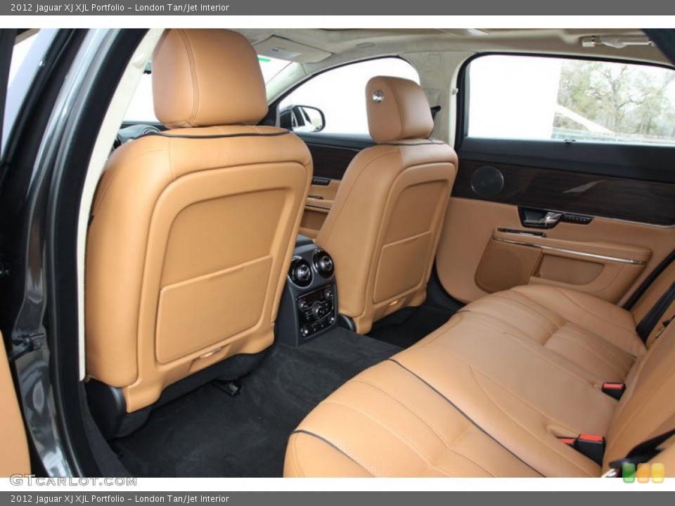 London Tan/Jet Interior Photo for the 2012 Jaguar XJ XJL Portfolio #61277567