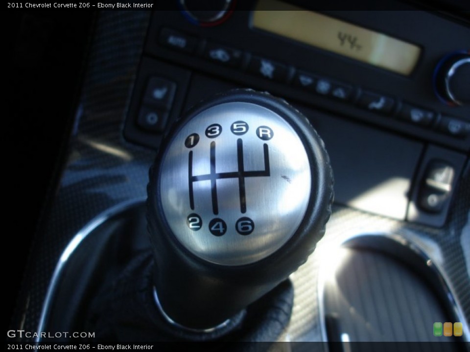 Ebony Black Interior Transmission for the 2011 Chevrolet Corvette Z06 #61277699