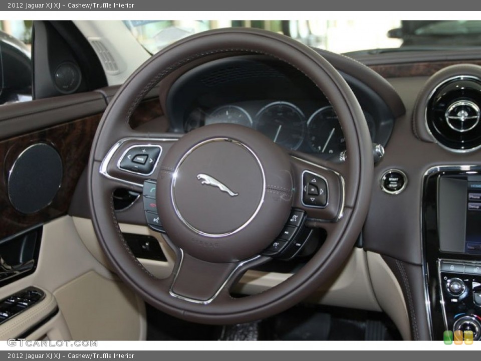 Cashew/Truffle Interior Steering Wheel for the 2012 Jaguar XJ XJ #61278044