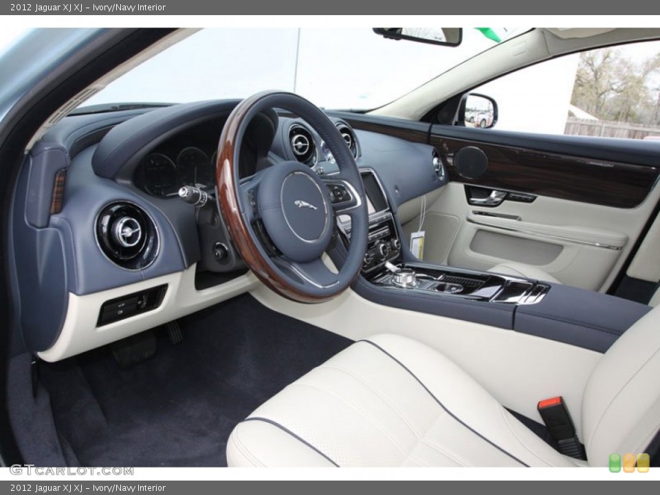 Ivory/Navy Interior Photo for the 2012 Jaguar XJ XJ #61278185