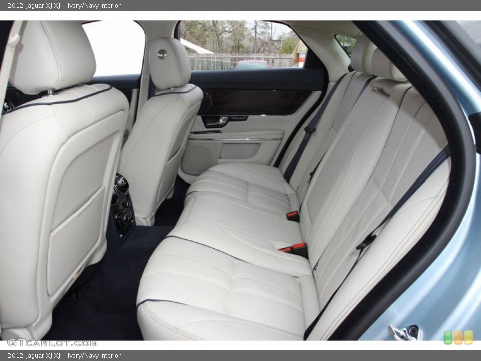 Ivory/Navy Interior Rear Seat for the 2012 Jaguar XJ XJ #61278206