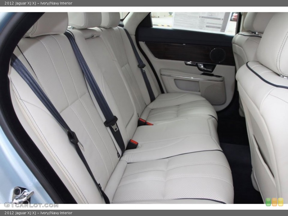 Ivory/Navy Interior Rear Seat for the 2012 Jaguar XJ XJ #61278332