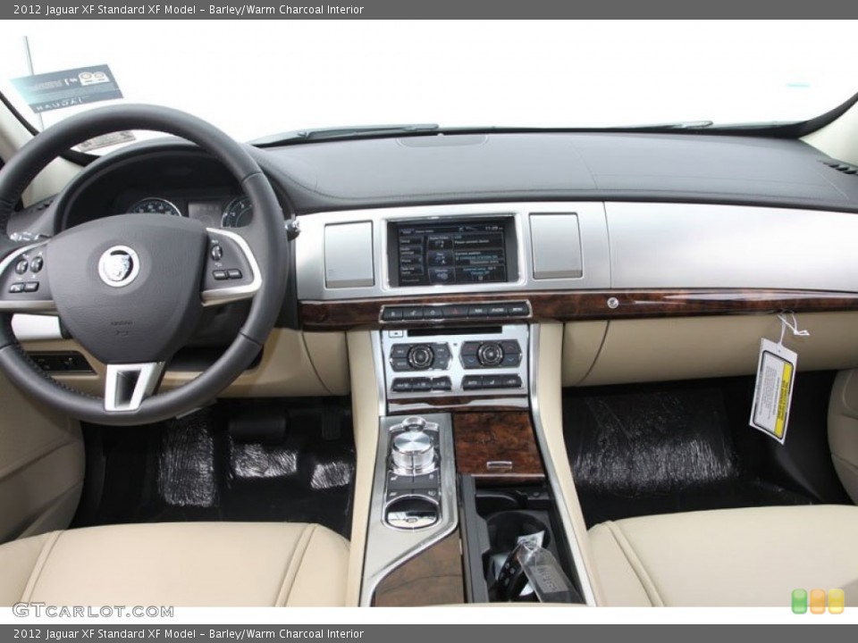 Barley/Warm Charcoal Interior Dashboard for the 2012 Jaguar XF  #61278545