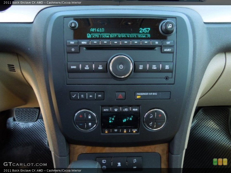 Cashmere/Cocoa Interior Controls for the 2011 Buick Enclave CX AWD #61278797