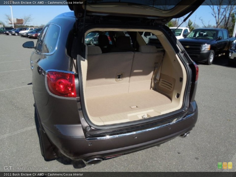 Cashmere/Cocoa Interior Trunk for the 2011 Buick Enclave CX AWD #61278860