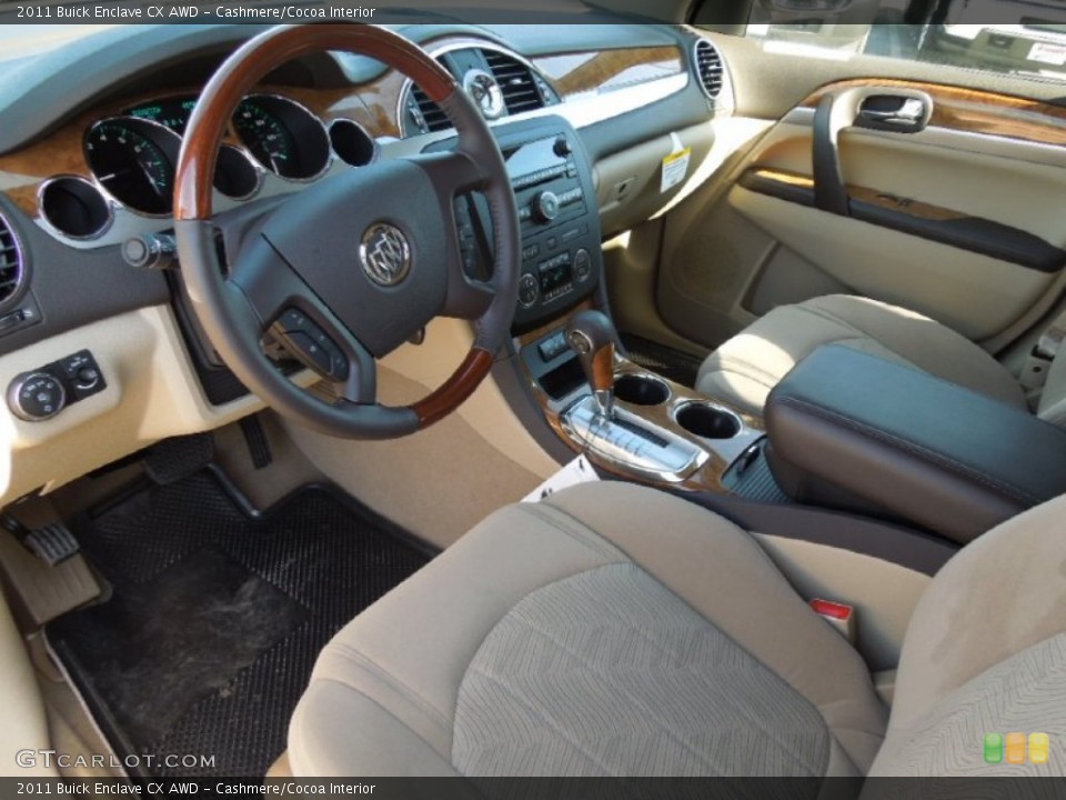 Cashmere/Cocoa Interior Prime Interior for the 2011 Buick Enclave CX AWD #61278932