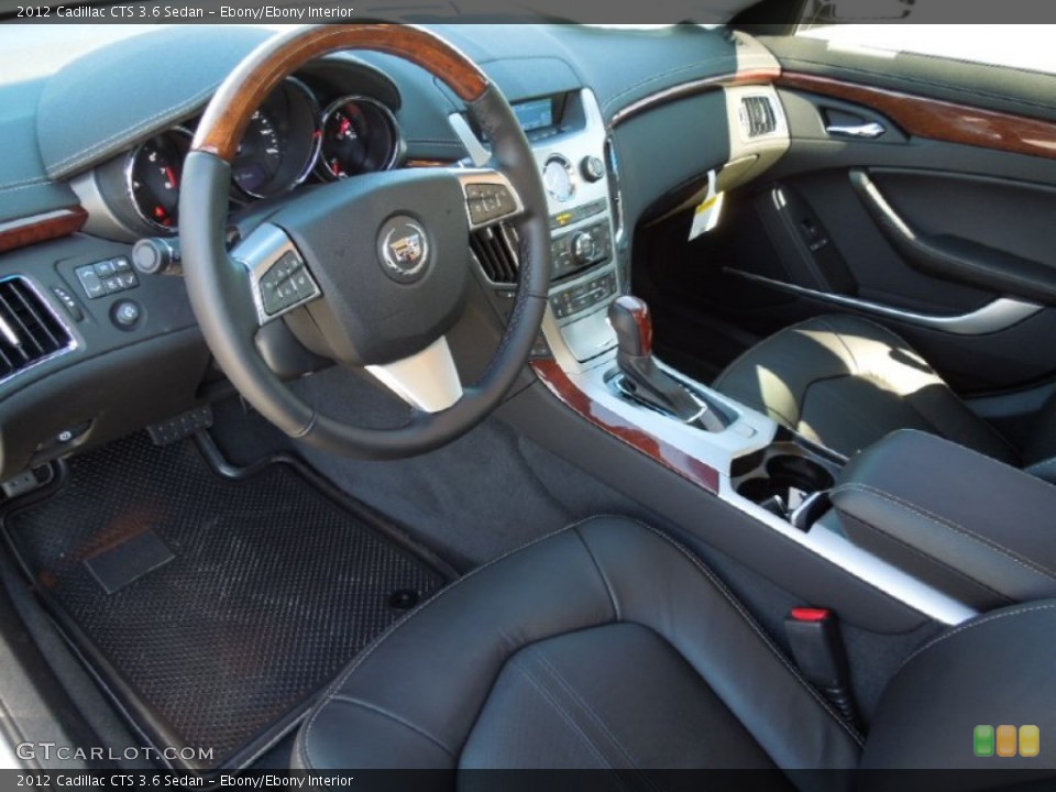 Ebony/Ebony Interior Prime Interior for the 2012 Cadillac CTS 3.6 Sedan #61279169