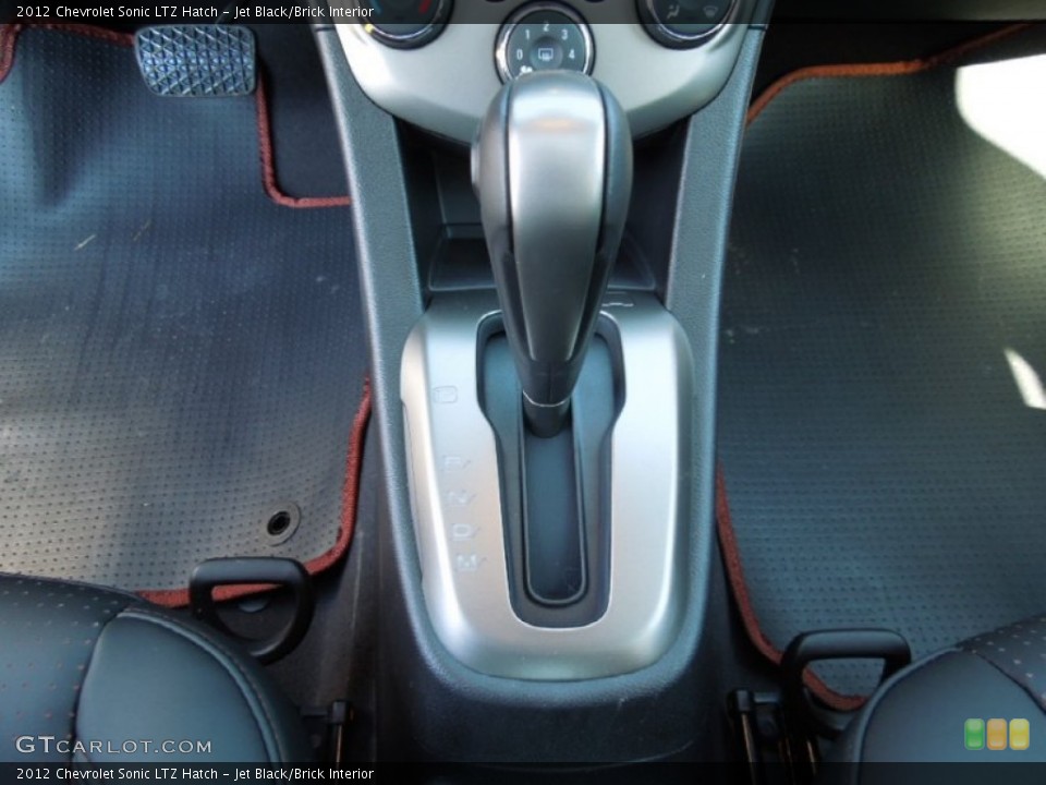 Jet Black/Brick Interior Transmission for the 2012 Chevrolet Sonic LTZ Hatch #61279733