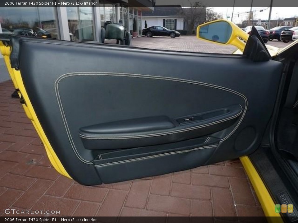 Nero (Black) Interior Door Panel for the 2006 Ferrari F430 Spider F1 #61283114