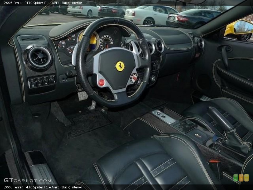 Nero (Black) 2006 Ferrari F430 Interiors