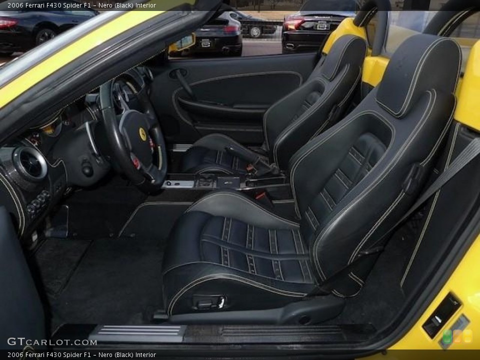 Nero (Black) Interior Photo for the 2006 Ferrari F430 Spider F1 #61283132