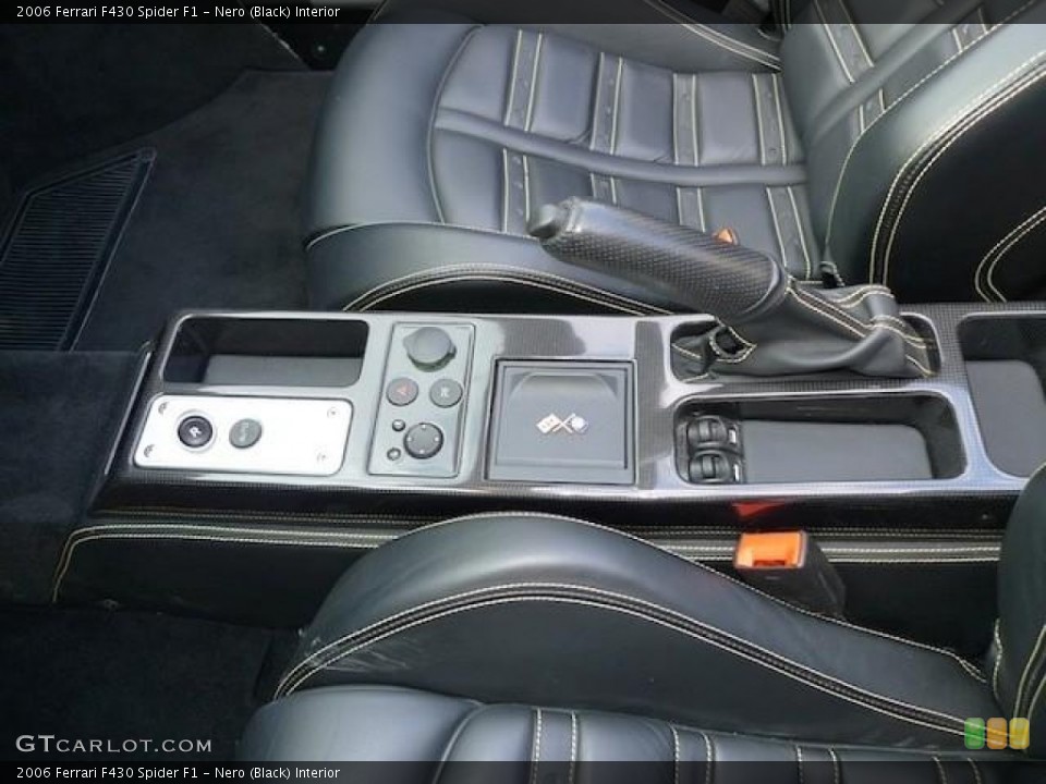 Nero (Black) Interior Controls for the 2006 Ferrari F430 Spider F1 #61283160