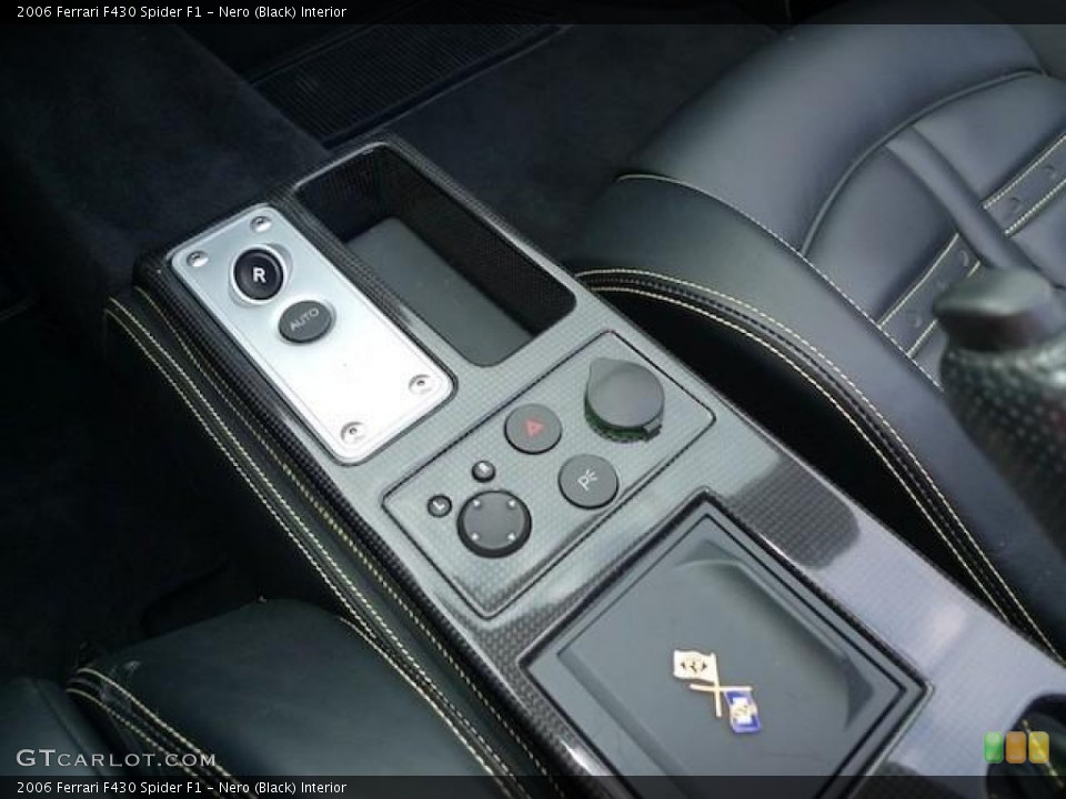 Nero (Black) Interior Controls for the 2006 Ferrari F430 Spider F1 #61283210