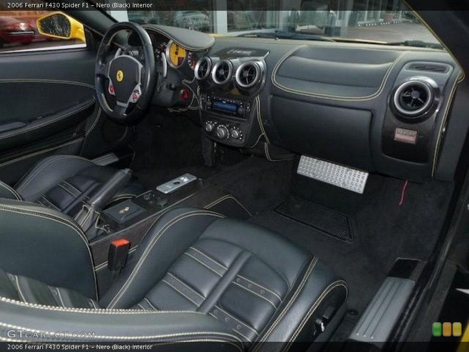Nero (Black) Interior Dashboard for the 2006 Ferrari F430 Spider F1 #61283237