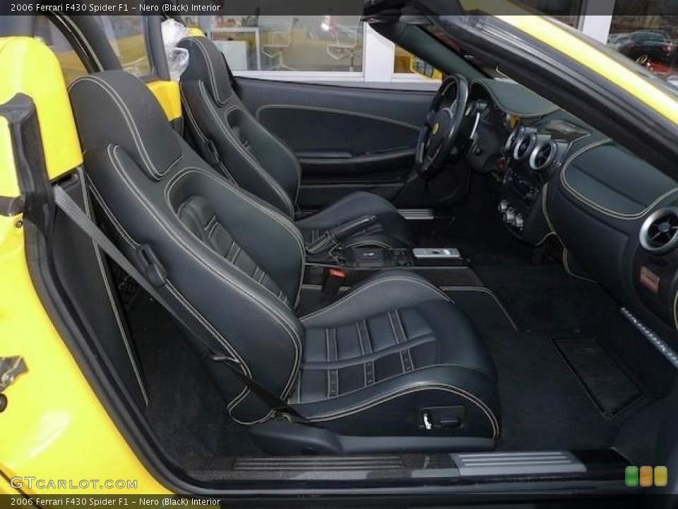 Nero (Black) Interior Photo for the 2006 Ferrari F430 Spider F1 #61283249