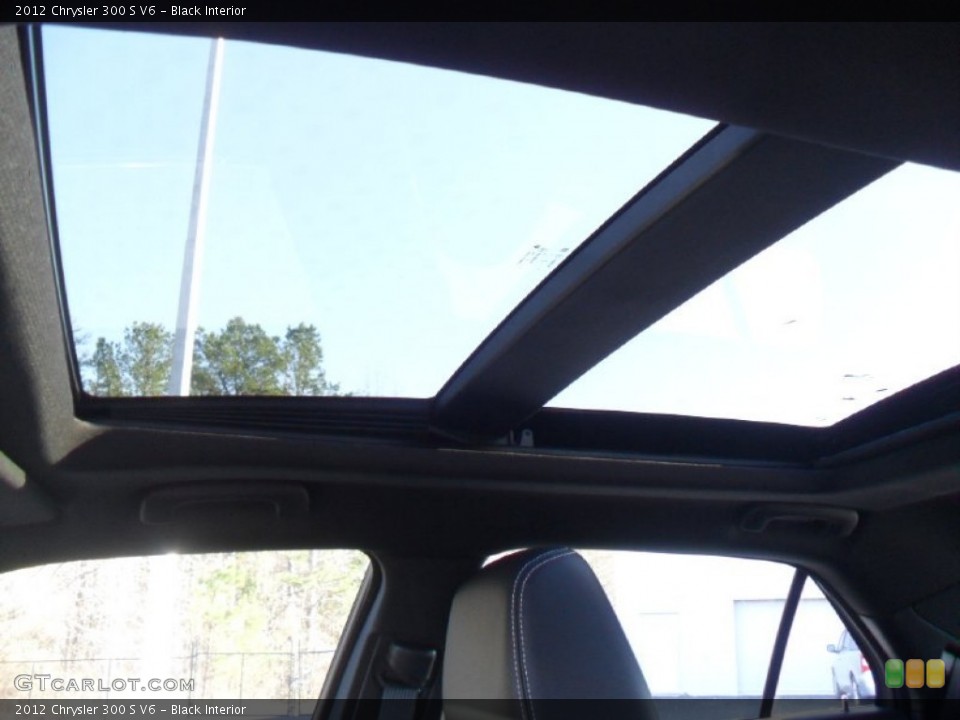 Black Interior Sunroof for the 2012 Chrysler 300 S V6 #61283312
