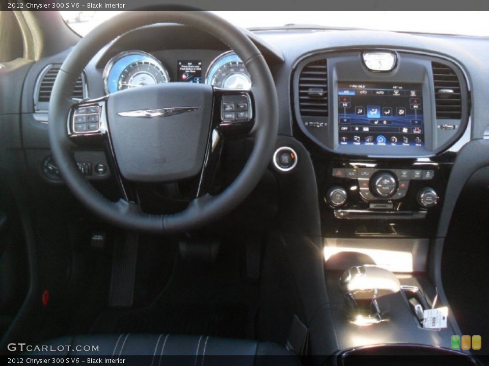 Black Interior Dashboard for the 2012 Chrysler 300 S V6 #61283384