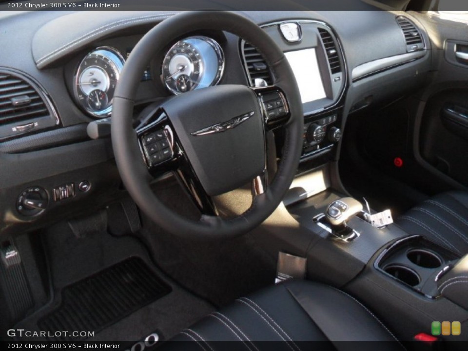 Black Interior Prime Interior for the 2012 Chrysler 300 S V6 #61283435