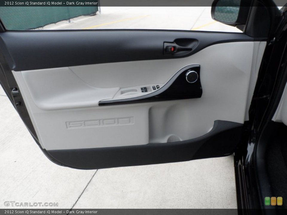 Dark Gray Interior Door Panel for the 2012 Scion iQ  #61284395