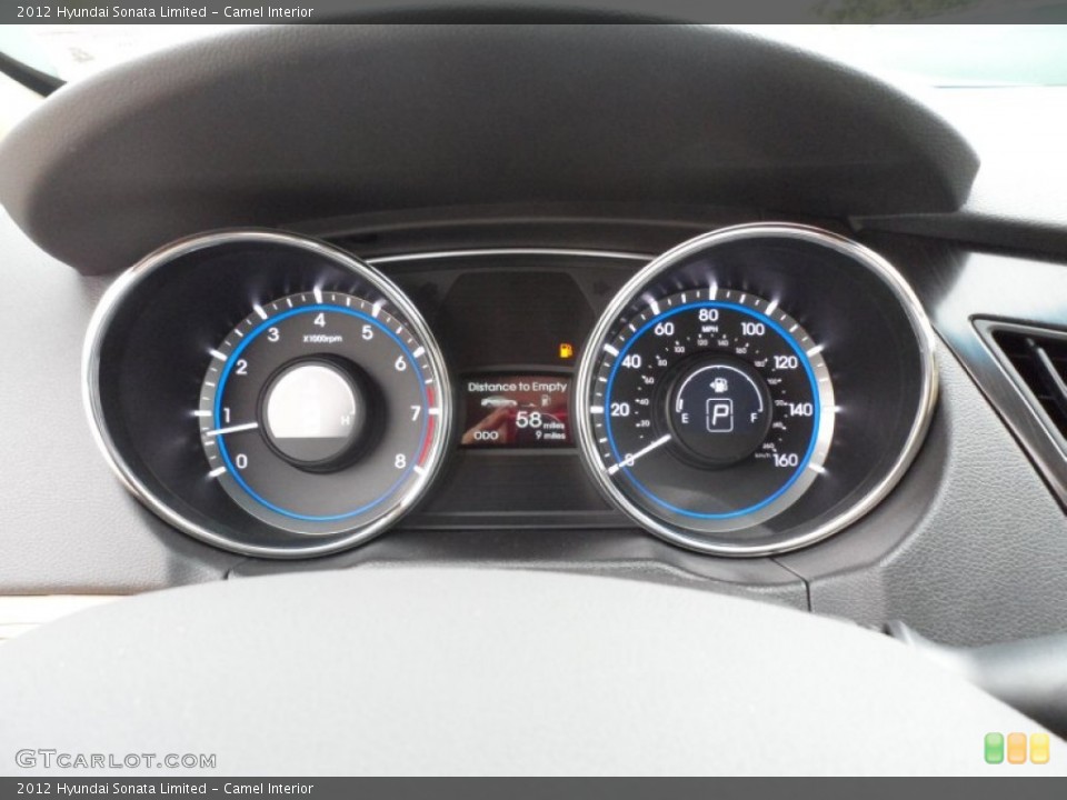 Camel Interior Gauges for the 2012 Hyundai Sonata Limited #61285082