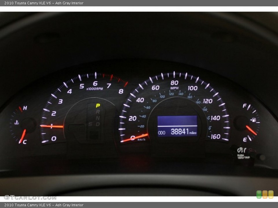 Ash Gray Interior Gauges for the 2010 Toyota Camry XLE V6 #61285355