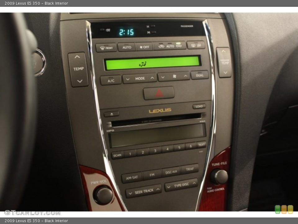 Black Interior Controls for the 2009 Lexus ES 350 #61285904