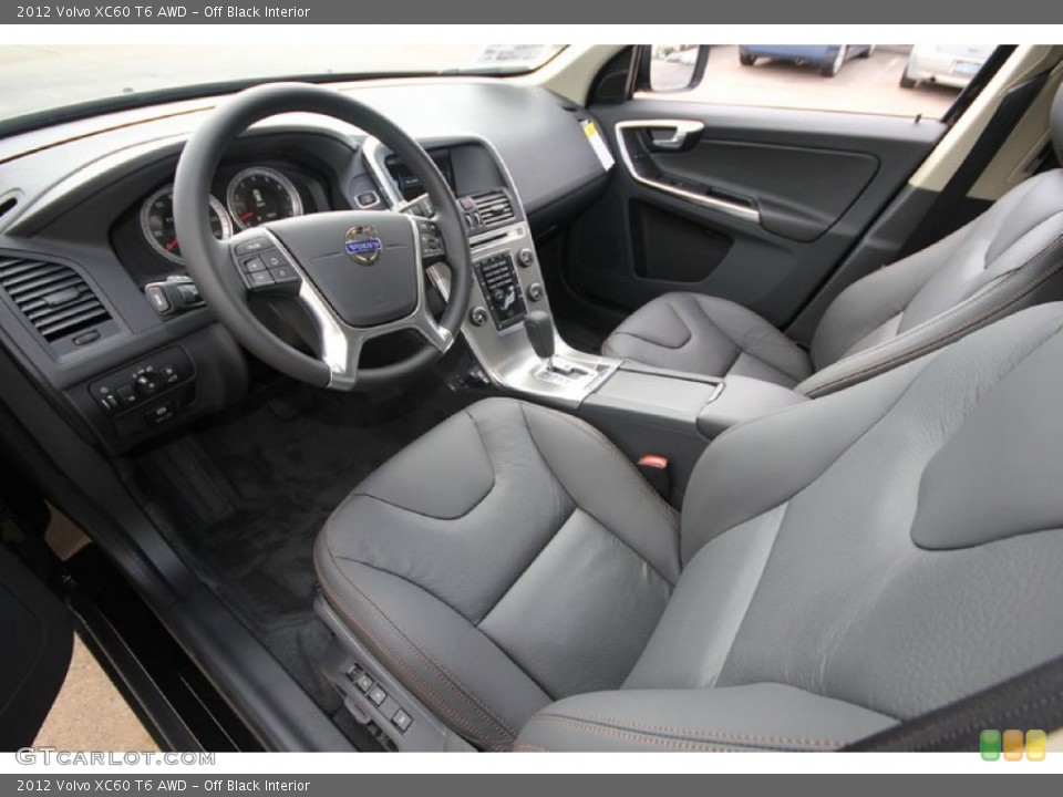 Off Black Interior Photo for the 2012 Volvo XC60 T6 AWD #61298100