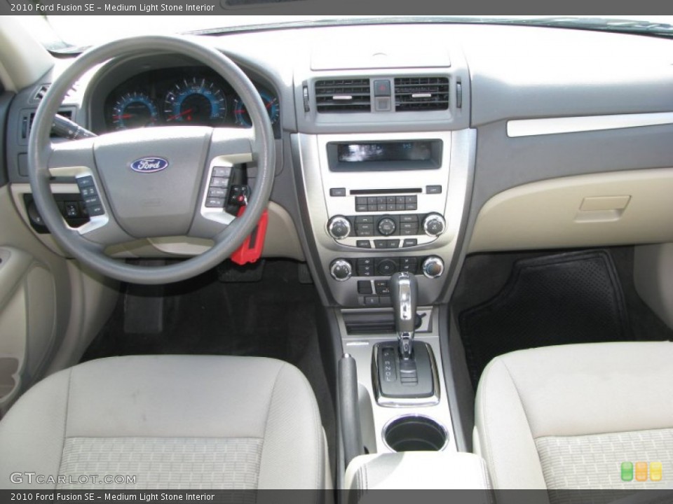 Medium Light Stone Interior Dashboard for the 2010 Ford Fusion SE #61299055