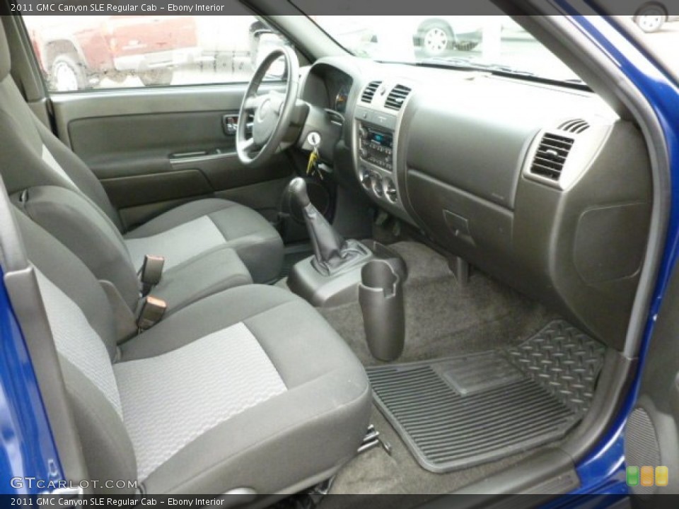 Ebony Interior Photo for the 2011 GMC Canyon SLE Regular Cab #61299065