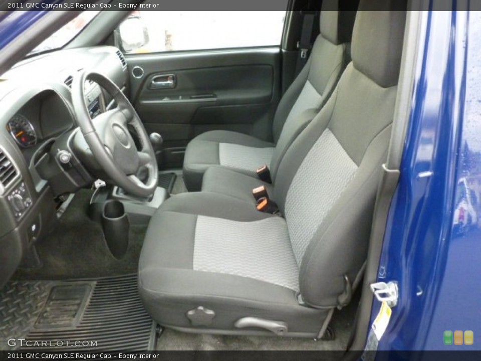 Ebony Interior Photo for the 2011 GMC Canyon SLE Regular Cab #61299108