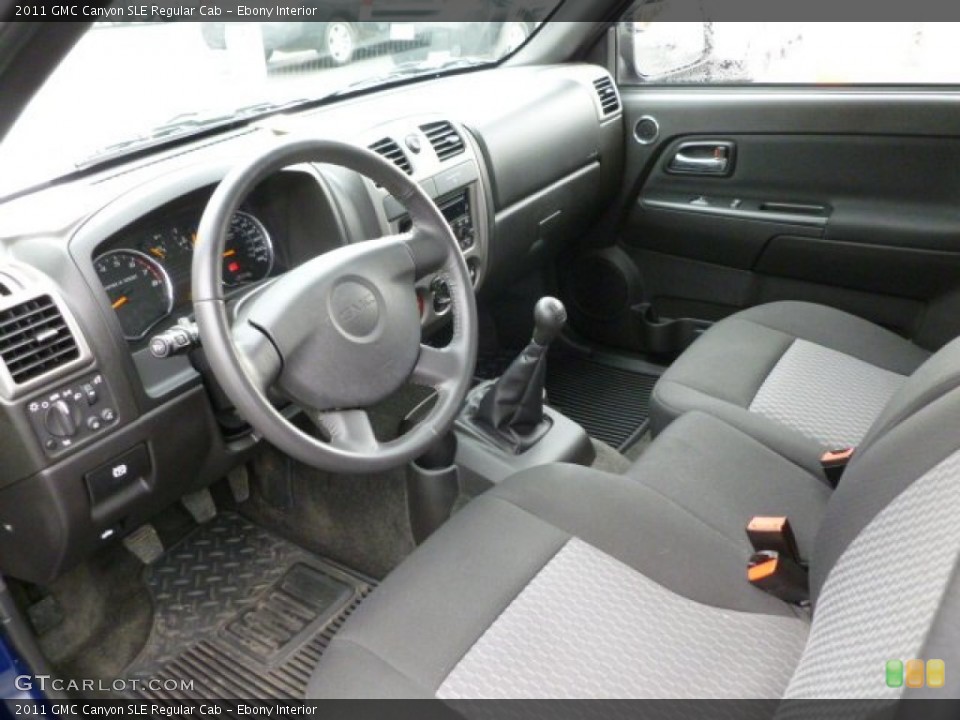 Ebony Interior Photo for the 2011 GMC Canyon SLE Regular Cab #61299120