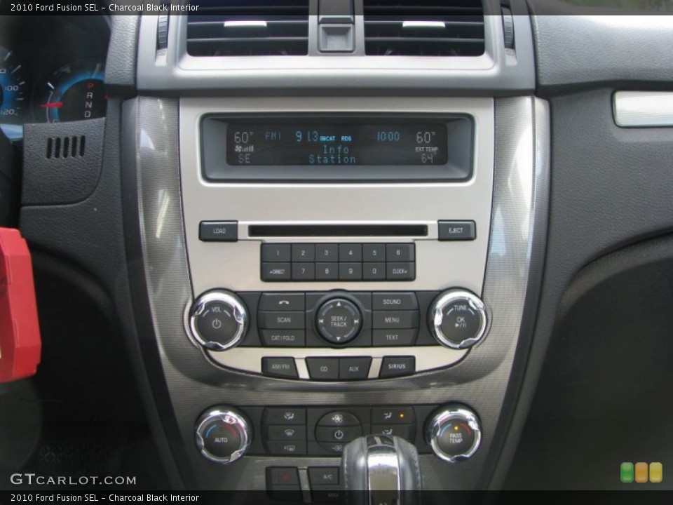 Charcoal Black Interior Controls for the 2010 Ford Fusion SEL #61299311