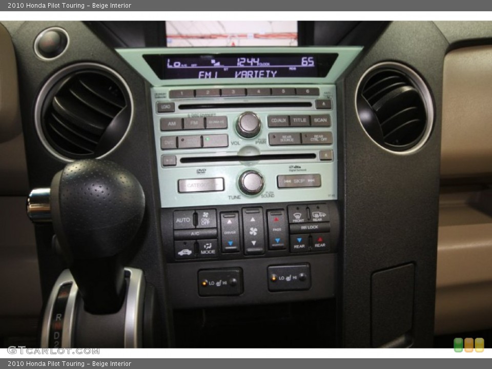 Beige Interior Controls for the 2010 Honda Pilot Touring #61301540