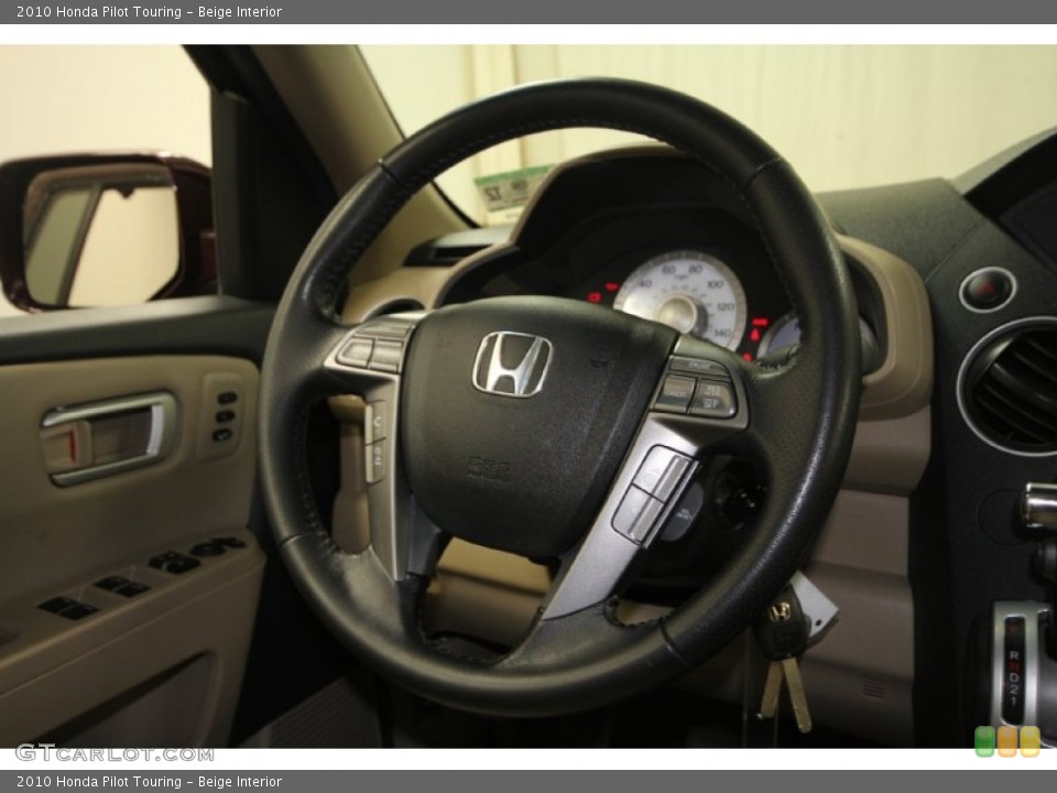 Beige Interior Steering Wheel for the 2010 Honda Pilot Touring #61301642