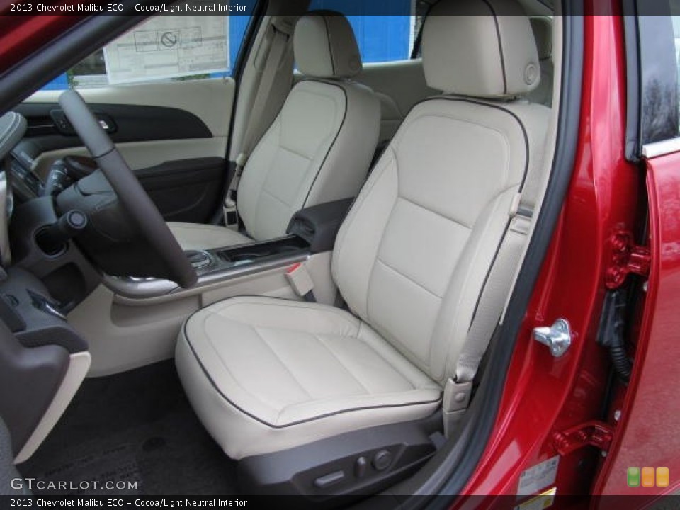 Cocoa/Light Neutral Interior Front Seat for the 2013 Chevrolet Malibu ECO #61302191