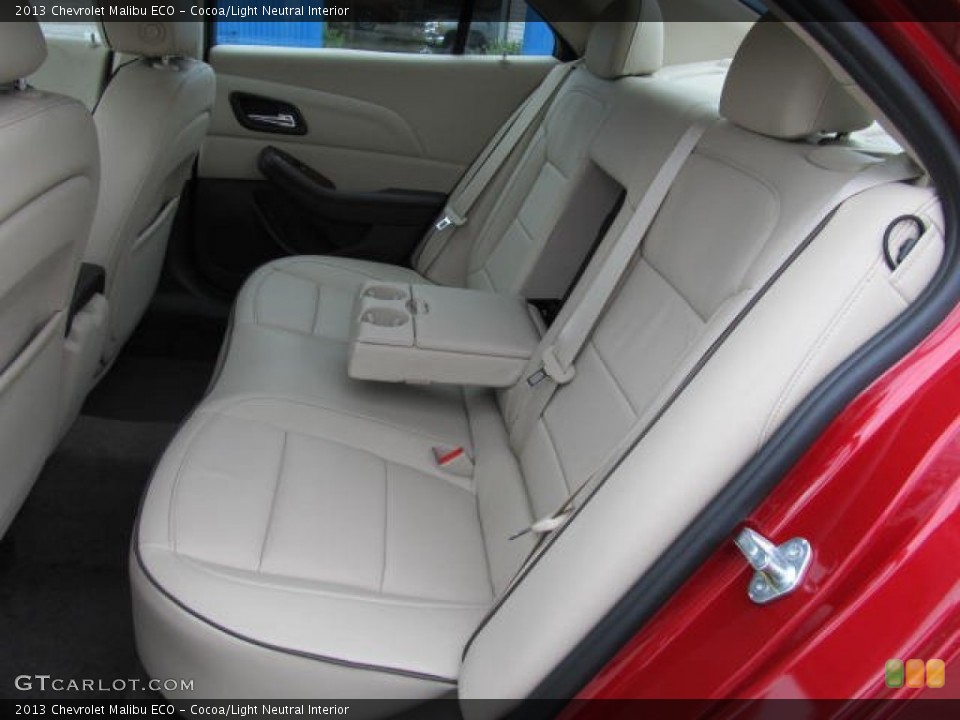 Cocoa/Light Neutral Interior Rear Seat for the 2013 Chevrolet Malibu ECO #61302200