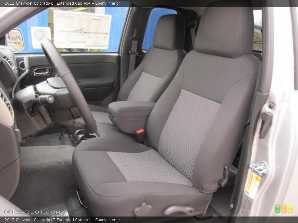 Ebony Interior Photo for the 2012 Chevrolet Colorado LT Extended Cab 4x4 #61302440