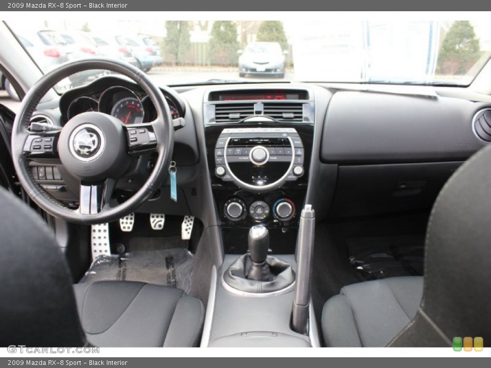 Black Interior Dashboard for the 2009 Mazda RX-8 Sport #61306034