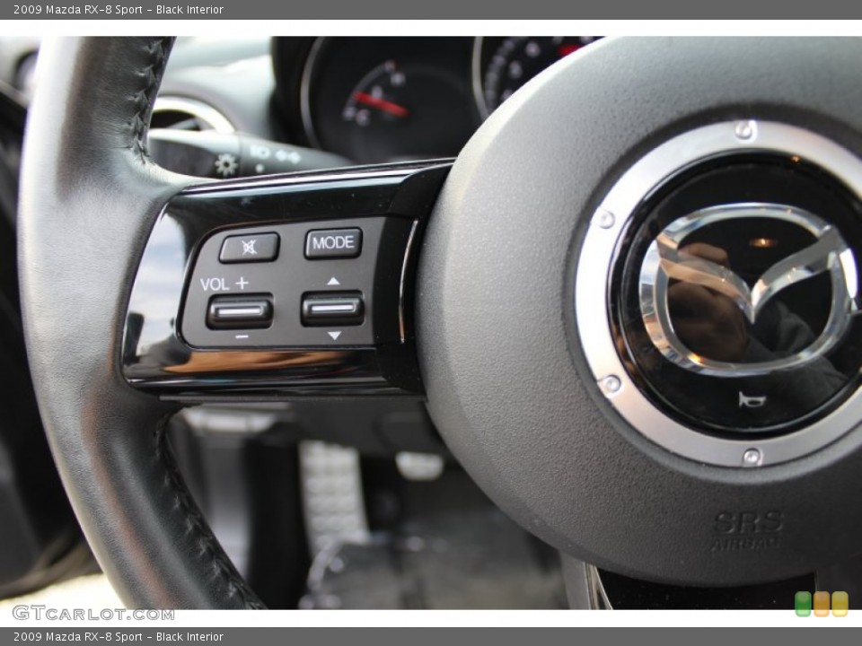 Black Interior Controls for the 2009 Mazda RX-8 Sport #61306072
