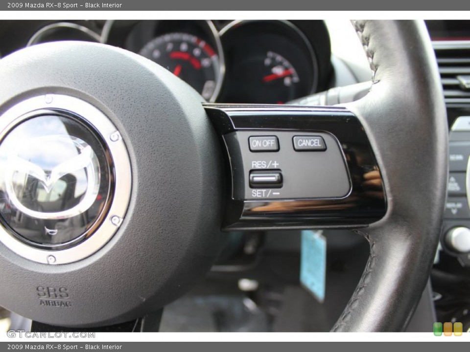 Black Interior Controls for the 2009 Mazda RX-8 Sport #61306082