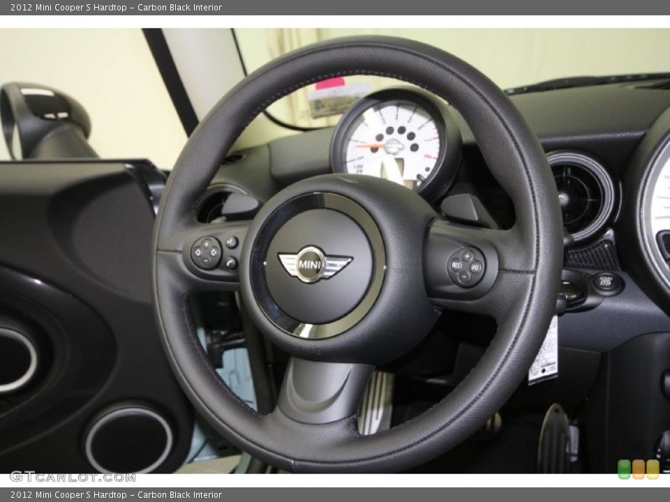 Carbon Black Interior Steering Wheel for the 2012 Mini Cooper S Hardtop #61307864