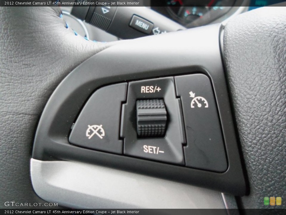 Jet Black Interior Controls for the 2012 Chevrolet Camaro LT 45th Anniversary Edition Coupe #61308308