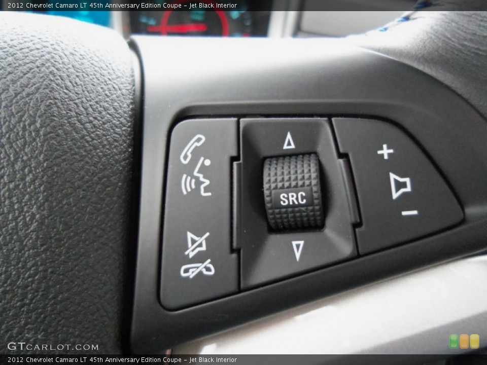 Jet Black Interior Controls for the 2012 Chevrolet Camaro LT 45th Anniversary Edition Coupe #61308316