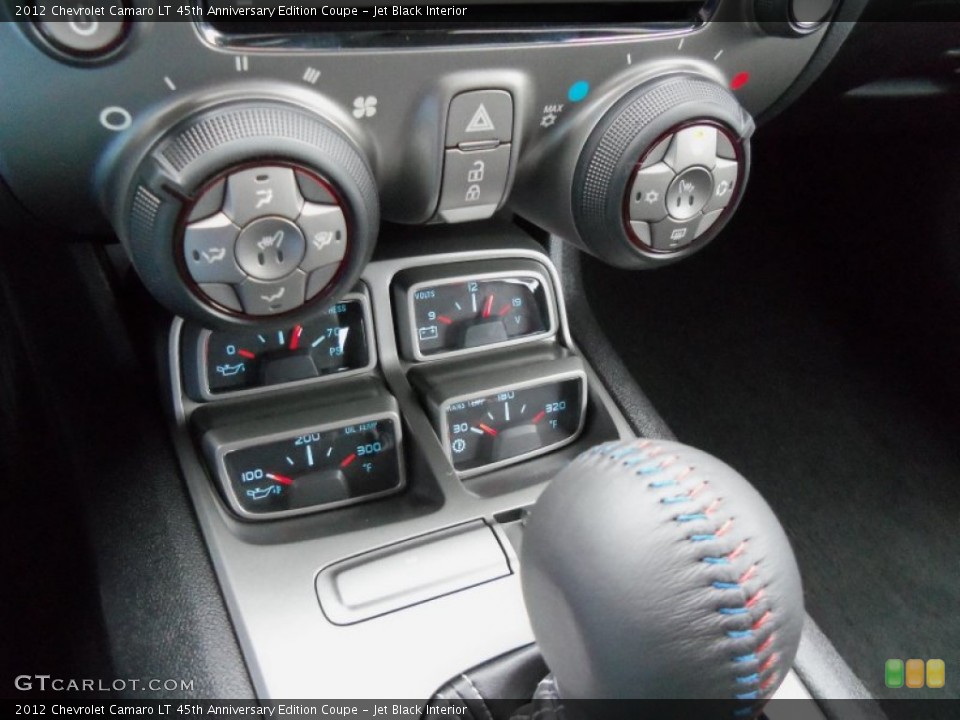 Jet Black Interior Controls for the 2012 Chevrolet Camaro LT 45th Anniversary Edition Coupe #61308344
