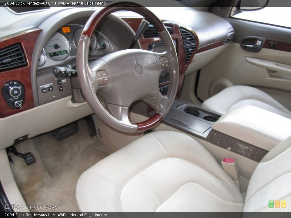 Neutral Beige 2004 Buick Rendezvous Interiors