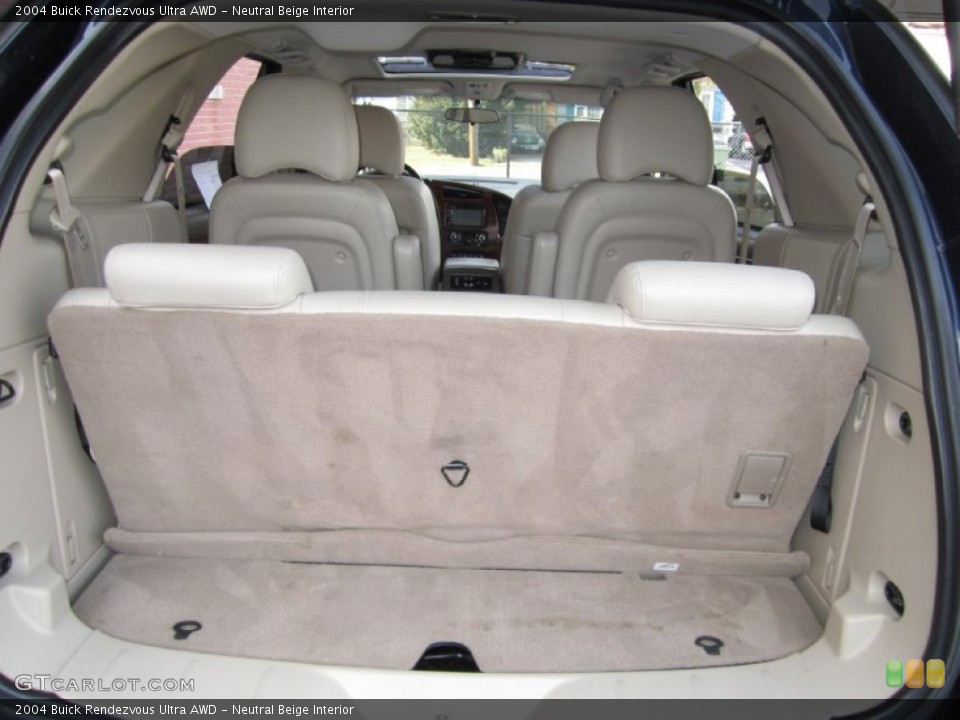 Neutral Beige Interior Trunk for the 2004 Buick Rendezvous Ultra AWD #61308620