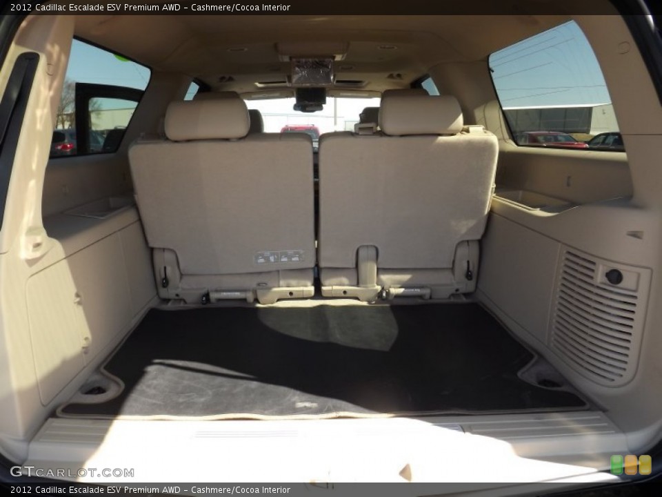 Cashmere/Cocoa Interior Trunk for the 2012 Cadillac Escalade ESV Premium AWD #61309875