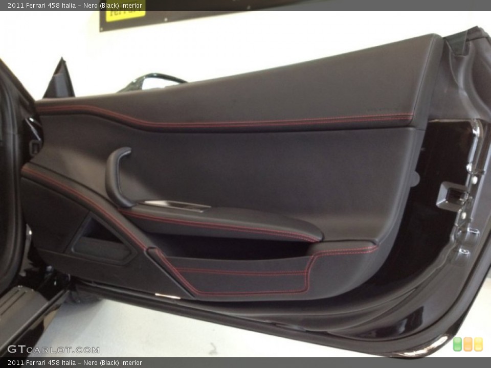 Nero (Black) Interior Door Panel for the 2011 Ferrari 458 Italia #61309995
