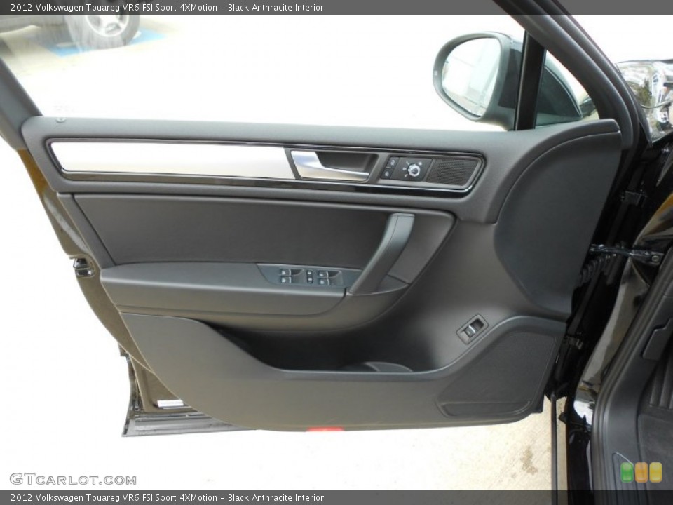 Black Anthracite Interior Door Panel for the 2012 Volkswagen Touareg VR6 FSI Sport 4XMotion #61310407